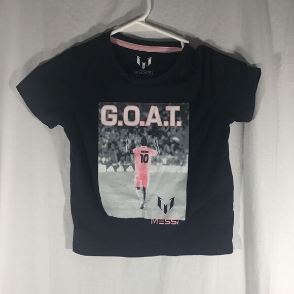 Lionel Messi "G.O.A.T." T-shirt, Messi Collection, Size Youth XS - Picture 1 of 3
